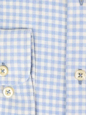 Seven Dials Seven Dials overhemden Damon 021 ruit flanel Blauw