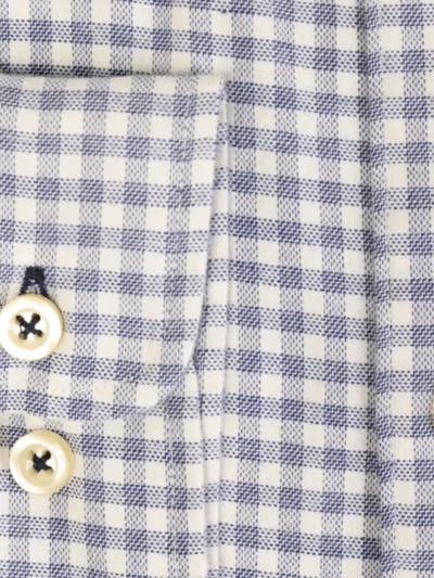Seven Dials Seven Dials overhemden Damon 021 ruit flanel Blauw