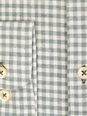 Seven Dials Seven Dials overhemden Damon 021 ruit flanel Groen