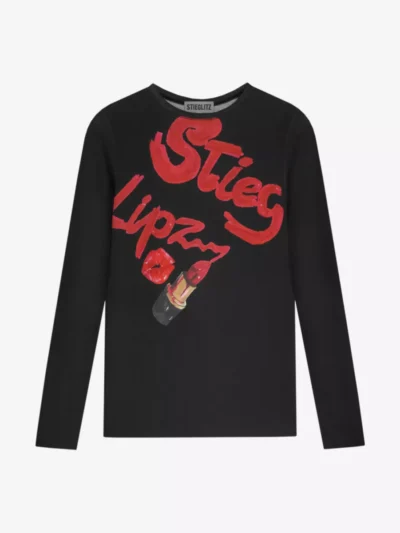 Stieglitz Stieglitz tshirts & tops Axelle longsleeve Zwart