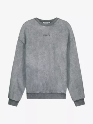 Stieglitz Stieglitz truien & vesten Basic worn out sweat Grijs