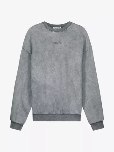 Stieglitz Stieglitz truien & vesten Basic worn out sweat Grijs