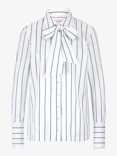 Studio Anneloes Studio Anneloes blouses & tunieken 12528 nena pinstripe Blauw