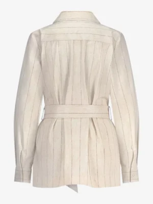 Studio Anneloes Studio Anneloes blazers 12679 livia pinstrip Wit