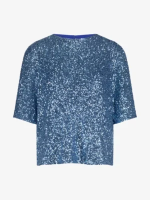 Studio Anneloes Studio Anneloes blouses & tunieken 12695 princess sequi Blauw