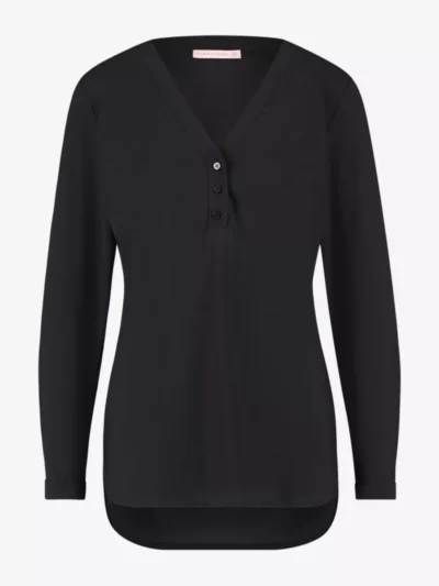 Studio Anneloes Studio Anneloes blouses & tunieken Evi basic 94734 Zwart