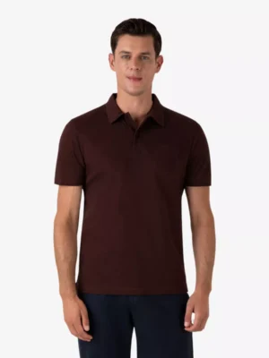 Sunspel Sunspel polo & tshirt Mpol1026 Bruin