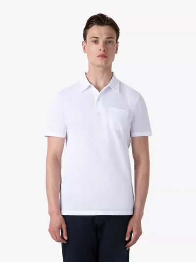 Sunspel Sunspel polo & tshirt Mpol1026 Wit