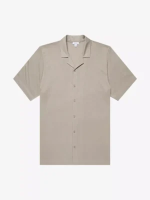 Sunspel Sunspel polo & tshirt Msht2046 Beige