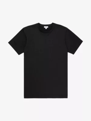 Sunspel Sunspel polo & tshirt Mtsh0007s Zwart