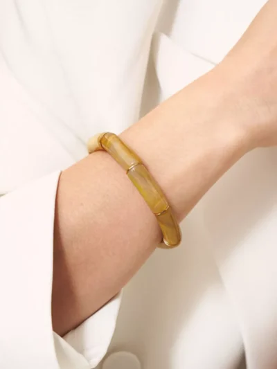 Vanessa Baroni Vanessa Baroni accessoires Vb2505 flex bracelet Geel