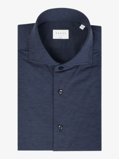 Xacus Xacus overhemden 81615 520 Blauw