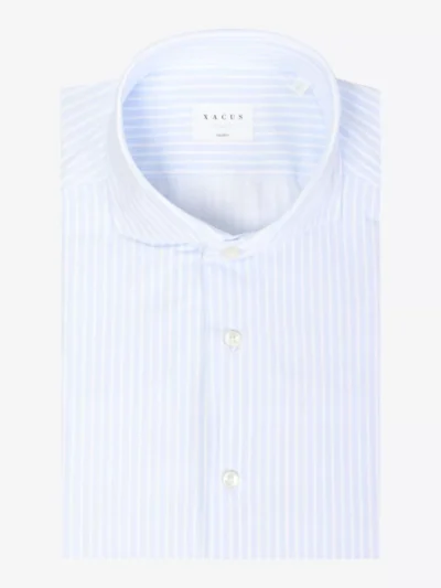 Xacus Xacus overhemden 81621 520 Blauw