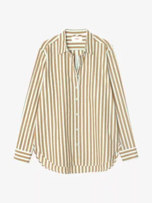 Xirena Xirena blouses & tunieken Beau stripe Camel