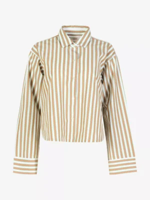 Xirena Xirena blouses & tunieken Jessy stripe Camel