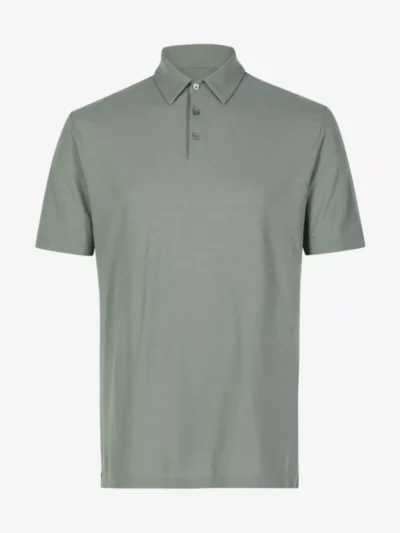 Zanone Zanone polo & tshirt Zg380 815109 Groen