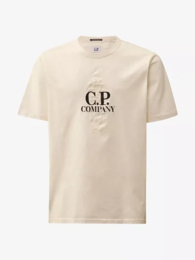 C. P. Company polo & tshirt 18cmts106a-110301w Wit