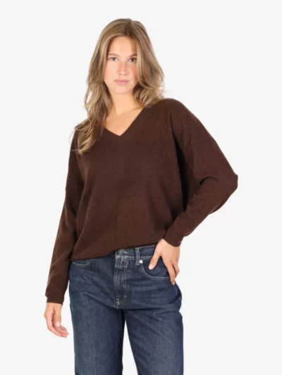 Absolut cashmere Absolut cashmere Trui - Donkerbruin