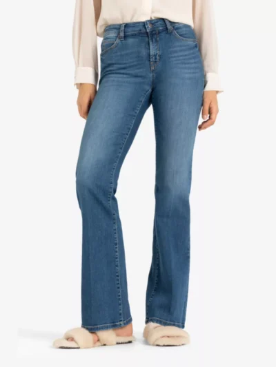 Cambio Cambio broeken Paris flared 9128 00 Blauw