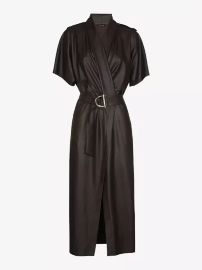 Caroline Biss Caroline Biss Jurk - Donkerbruin