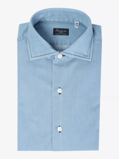 Finamore shirt denim
