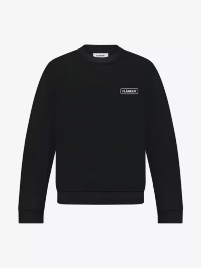 Flâneur Flâneur Sweat ronde hals - Zwart