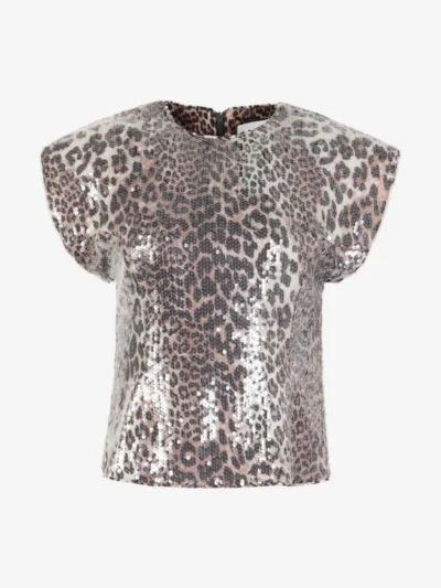 Ganni Ganni tshirts & tops 4182 Bruin