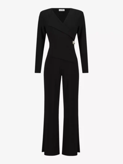 Joseph Ribkoff Joseph Ribkoff Jumpsuit - Zwart | 253046 Jumpsuit_11