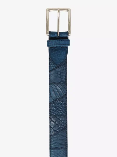 Leather Company Leather Company Riem - Donkerblauw