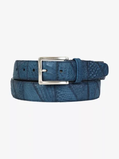 Leather Company Leather Company Riem - Donkerblauw