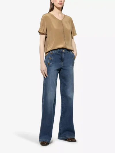 Luisa Cerano Shirt mit V-Neck