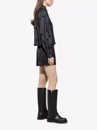 Luisa Cerano Pailletten-Denim-Hemd