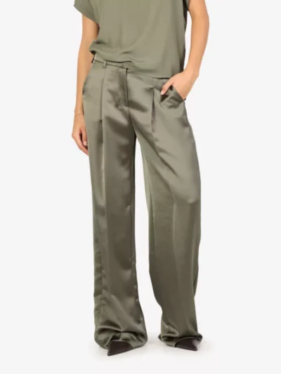 Luisa Cerano Luisa Cerano Wideleg-Pants mit Bundfalte - **01