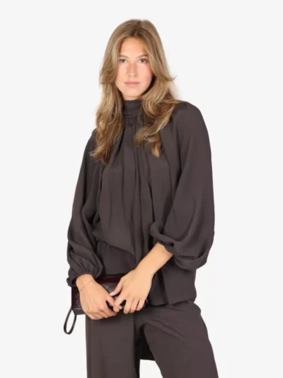 NATAN NATAN Blouse - Donkerbruin