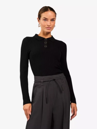Aaiko Aaiko Polo lm - Zwart