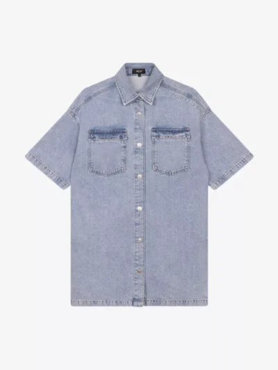 Alix The Label Alix The Label Jurk - Denimblauw