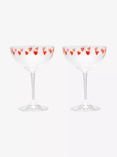 Anna + Nina Anna + Nina Glas - Rood