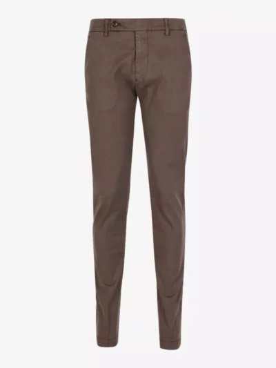 Berwich Berwich Chino Cotton Tencel - Bruin
