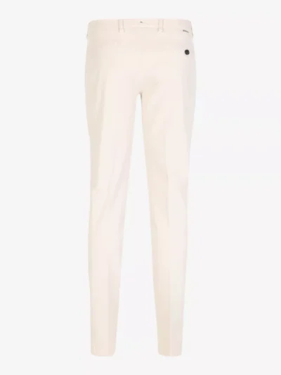 Berwich Berwich Chino Cotton Tencel - Wit