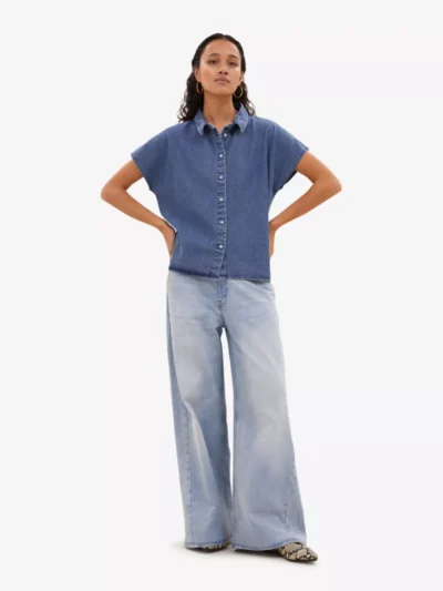 By-Bar By-Bar Blouse - Denimblauw