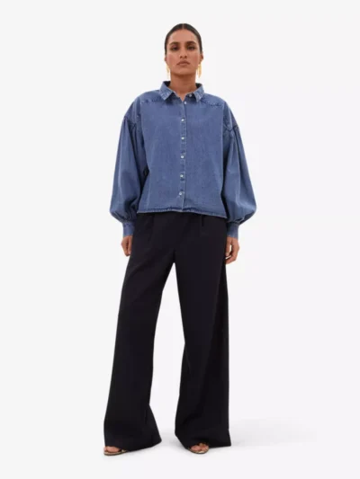 By-Bar By-Bar Blouse - Denimblauw