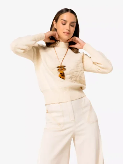 Caroline Biss Caroline Biss Trui - Ecru