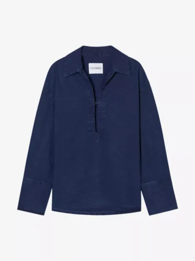 Closed Closed Blouse - Denimblauw