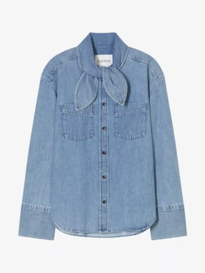 Closed Closed Blouse - Denimblauw