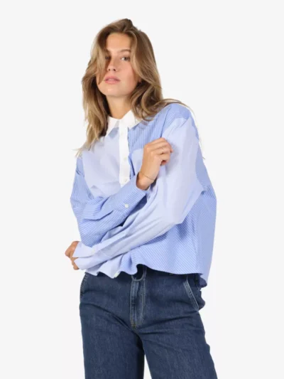 co'couture co'couture Blouse - Lichtblauw