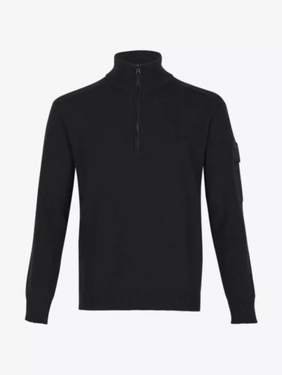 C.P. Company C.P. Company Pullover halfzip - Zwart