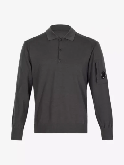 C.P. Company C.P. Company Polo gebreid - Middelgrijs