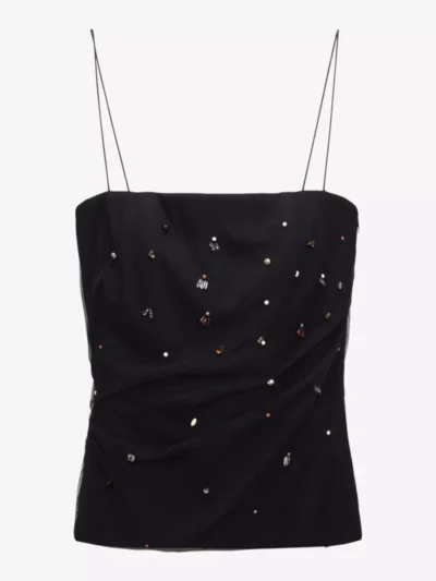Dorothee Schumacher Dorothee Schumacher top kraaltjes - Zwart