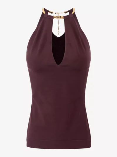Elisabetta Franchi Elisabetta Franchi Top - Bordeaux