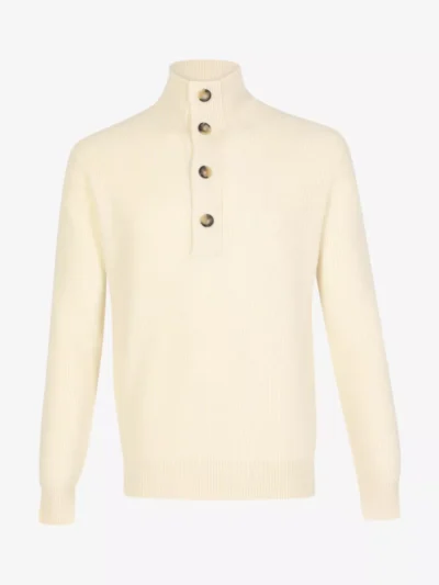 Filippo de Laurentiis Filippo de Laurentiis Pullover Knopen - Ecru